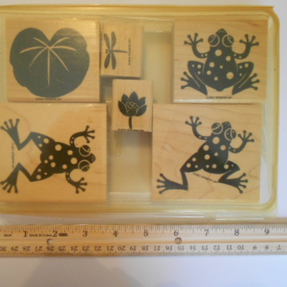 Stampin Up! Set of 6 Leapfrog Rubber Stamps - Picture 12 of 12